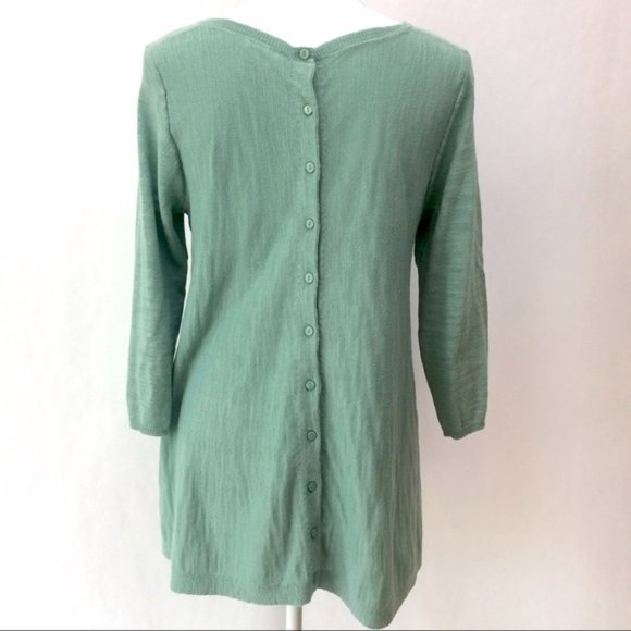 Anthropologie Moth Button Back Knit sz S - Picture 2 of 5